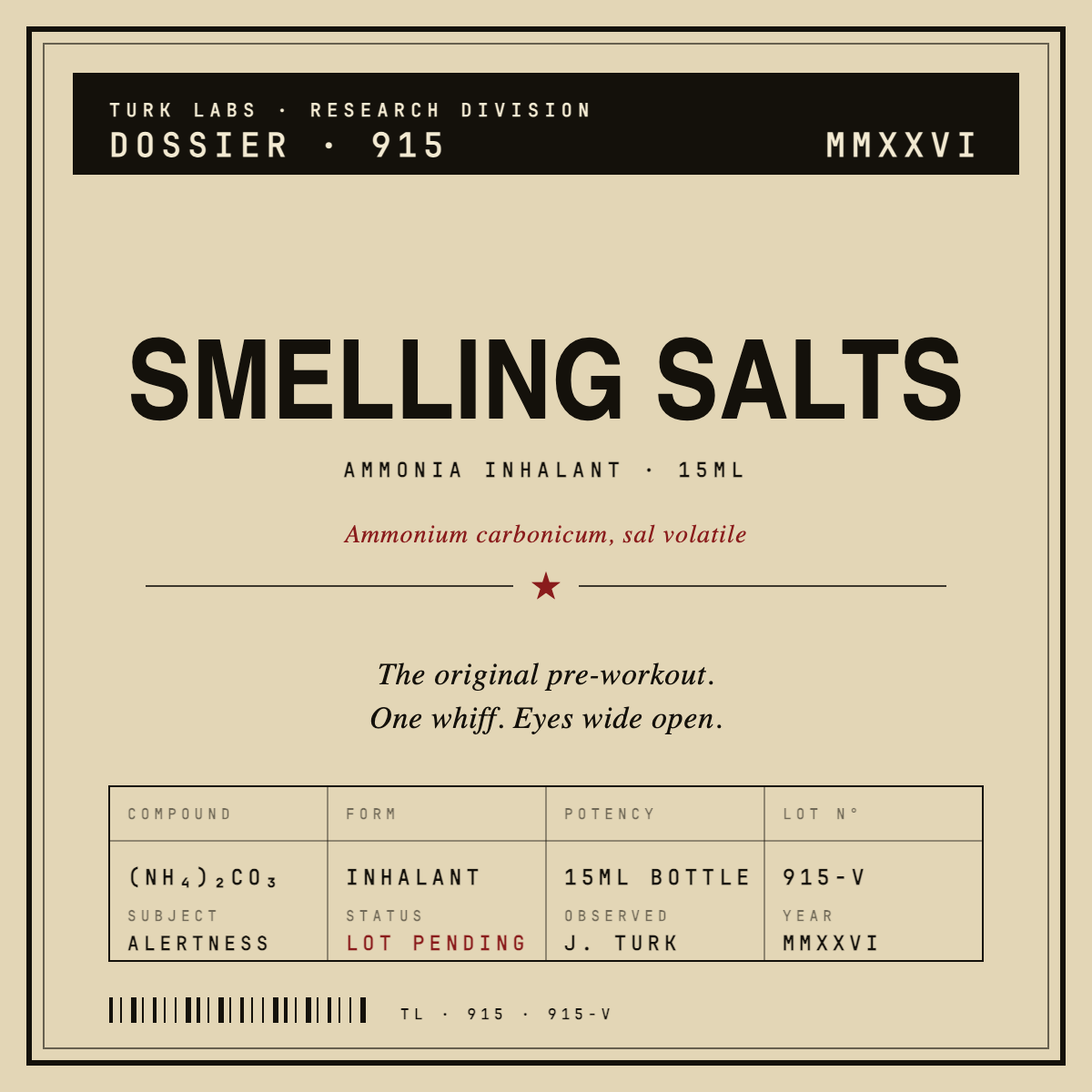 Smelling Salts